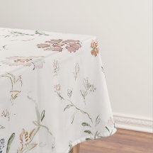Whimsical Cottagecore Beige Aquarell Wildblume