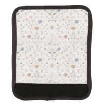 Whimsical Cottagecore Beige Wasserfarben-Wildblume