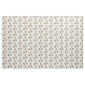 Whimsical Cow Pattern on Beige Stoff (Yard (91,4 cm))