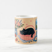 Whimsical Cozy Ceramic Coffee Mug Kaffeetasse (Mittel)