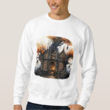 Whimsical Cozy Halloween Cottage Fantasy-Kunstwerk