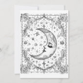 Whimsical Crescent Moon | Farbe für Ihren eigenen (Vorderseite)