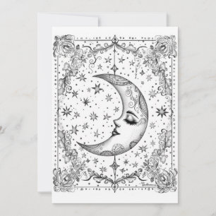 Whimsical Crescent Moon Farbe für Ihren eigenen