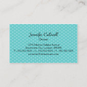 Whimsical Cupcake Bäckerei Visitenkarte (Rückseite)