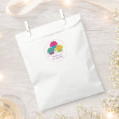 Whimsical Cupcakes Birthday Sprinkle Zuckerguss Geschenktütchen (Ausgeschnitten)