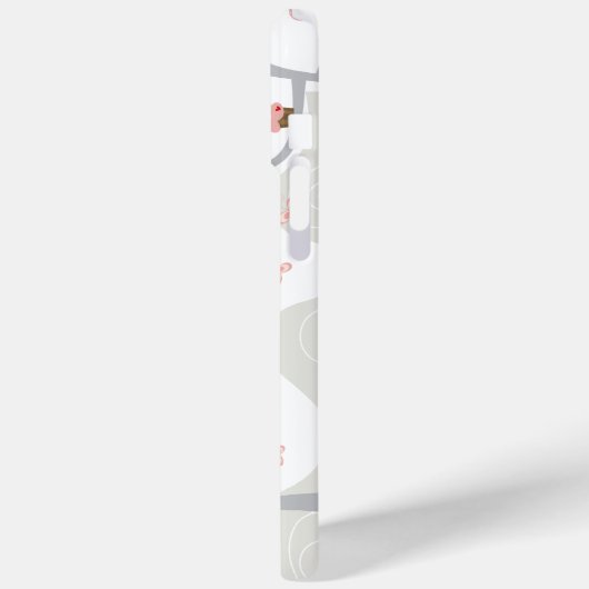 Whimsical Cupcakes Tree Butterflies Sweet Birthday Case-Mate iPhone Hülle (Rückseite / Links)