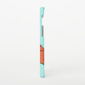 Whimsical Curious Ginger Cat Phone Case Samsung Galaxy Hülle (Linke Seite)