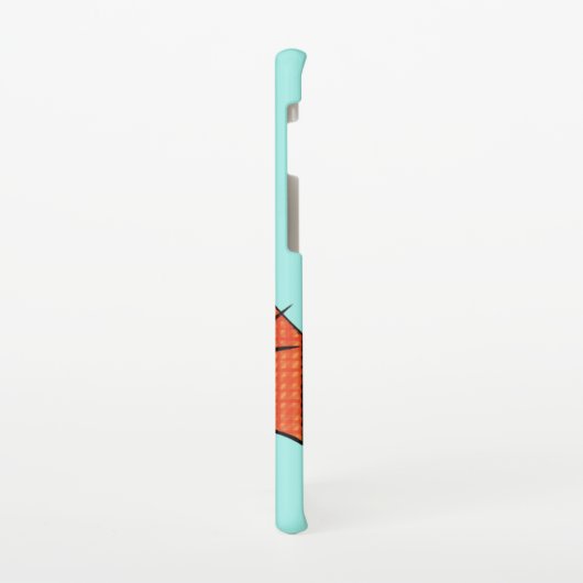 Whimsical Curious Ginger Cat Phone Case Samsung Galaxy Hülle (Linke Seite)