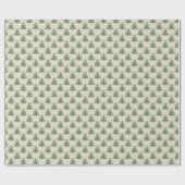 Whimsical Curvy Christmas Tree Pattern Geschenkpapier (Flach)