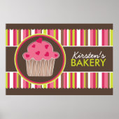 Whimsical Custom Bakery Poster (Vorne)