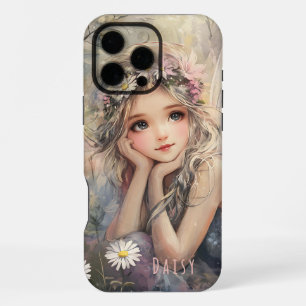 Whimsical Custom Daisy Fee iPhone 16 Pro Max Hülle