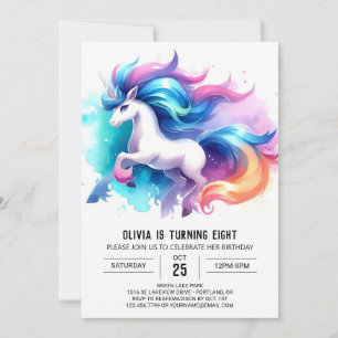 Whimsical Custom Horse Geburtstag Einladung