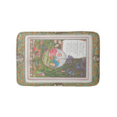 Whimsical Cute Antique Valentine, Kate Greenway Badematte (Vorderseite)