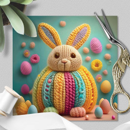 Whimsical Cute Bunny Easter Feiertagskarte