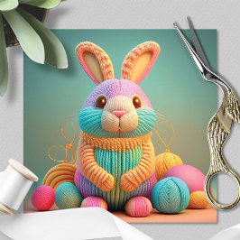 Whimsical Cute Bunny Easter Feiertagskarte