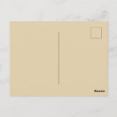 Whimsical Dachshund Character Illustration Postkarte (Rückseite)