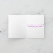 Whimsical-Dackel einer Okcaderkarte Karte (Innenseite)