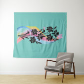 "Whimsical Daffodil Dream" Wandteppich (Beispiel (Horizontal))