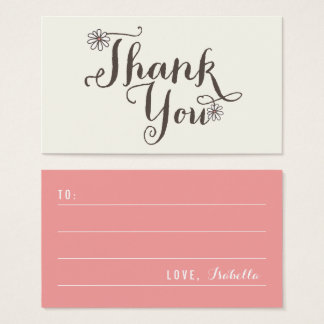 Whimsical Daisies Vielen Dank, dass Sie Script DIY