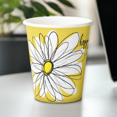Whimsical Daisy - 40. oder Custom Birthday Party Pappbecher
