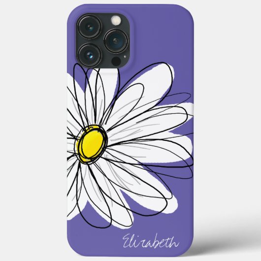 Whimsical Daisy Floral Case-Mate iPhone Hülle (Rückseite)
