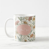 Whimsical Daisy Garden Aesthetic Custom Kaffeetasse (Links)