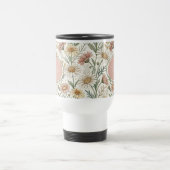Whimsical Daisy Garden Aesthetic Custom Reisebecher (Mittel)