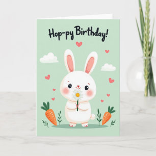 Whimsical Daisy Geburtstagskarte Karte