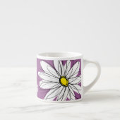 Whimsical Daisy - orchid - trendy script name Espressotasse (Rechts)