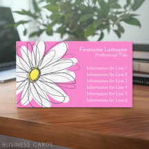 Whimsical Daisy - pink