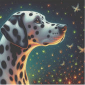 Whimsical Dalenum Dog Aufkleber (Vorderseite)