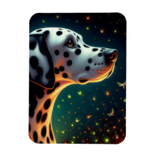 Whimsical Dalenum Dog Magnet