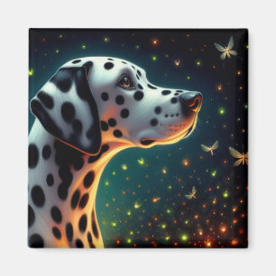 Whimsical Dalenum Dog Magnet