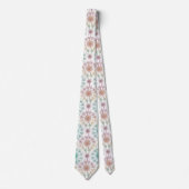 Whimsical Dandelion Breeze - Pastel Botanical Krawatte (Vorderseite)
