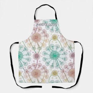 Whimsical Dandelion Breeze - Pastel Botanical Schürze