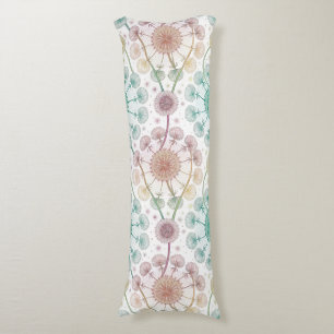 Whimsical Dandelion Breeze - Pastel Botanical Seitenschläferkissen