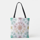 Whimsical Dandelion Breeze - Pastel Botanical Tasche (Rückseite)