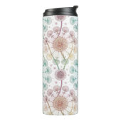 Whimsical Dandelion Breeze - Pastel Botanical Thermosbecher (Nach links gedreht)