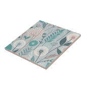 Whimsical Dandelion & Floral Folk Art Nahtlos (2) Fliese (Seite)