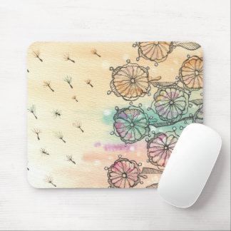 Whimsical Dandelion Meadow Mousepad