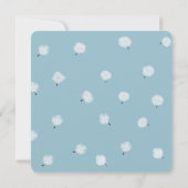 Whimsical Dandelion Wedding Einladung (Rückseite)