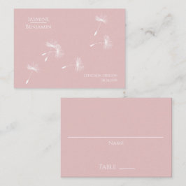 Whimsical Dandelion Wedding Place / Escort Card Platzkarte