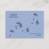 Whimsical Dandelion Wedding Place / Escort Card Platzkarte (Vorderseite)