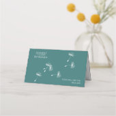 Whimsical Dandelion Wedding Place / Escort Card Platzkarte (Vorderseite)