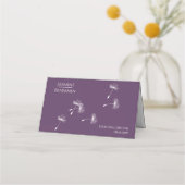 Whimsical Dandelion Wedding Place / Escort Card Platzkarte (Vorderseite)