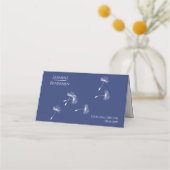 Whimsical Dandelion Wedding Place / Escort Card Platzkarte (Vorderseite)