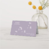 Whimsical Dandelion Wedding Place / Escort Card Platzkarte (Vorderseite)