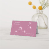 Whimsical Dandelion Wedding Place / Escort Card Platzkarte (Vorderseite)