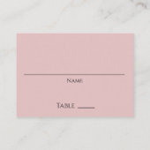 Whimsical Dandelion Wedding Place / Escort Card Platzkarte (Rückseite)