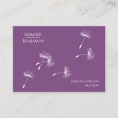Whimsical Dandelion Wedding Place / Escort Card Platzkarte (Vorderseite)